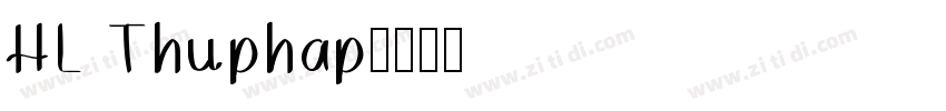 HL Thuphap字体转换
